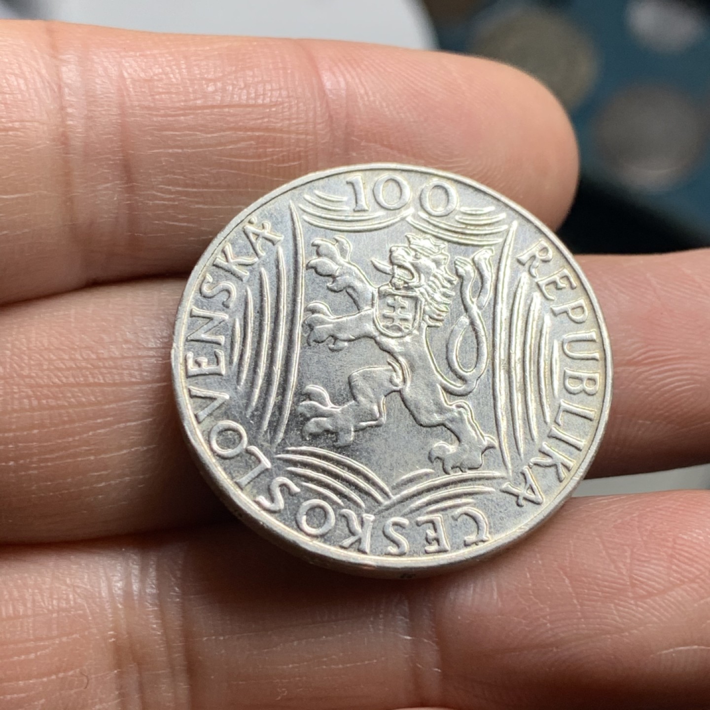 《竞宝斋》第34，35场-本周日，周一2场连拍（全场顺丰包邮） 捷克斯洛伐克 1949年 斯大林100克朗 银币 好品有洗 稀少