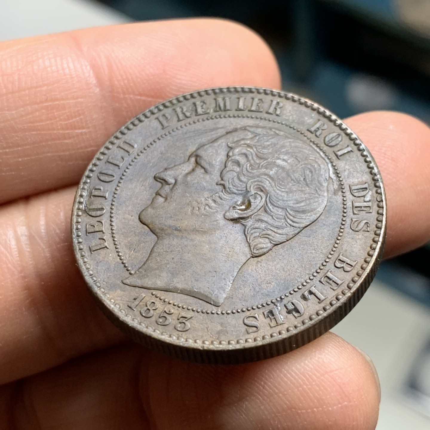 《竞宝斋》第34，35场-本周日，周一2场连拍（全场顺丰包邮） 比利时1853年王储大婚10分大铜币