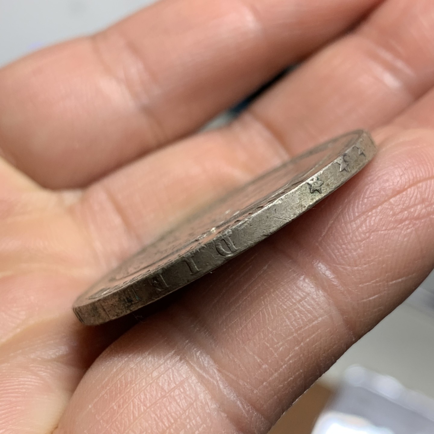 《竞宝斋》第34，35场-本周日，周一2场连拍（全场顺丰包邮） 法国 1838-W年 菲利普一世 5法郎 原味好品 大银币 背面花枝细节都很清晰