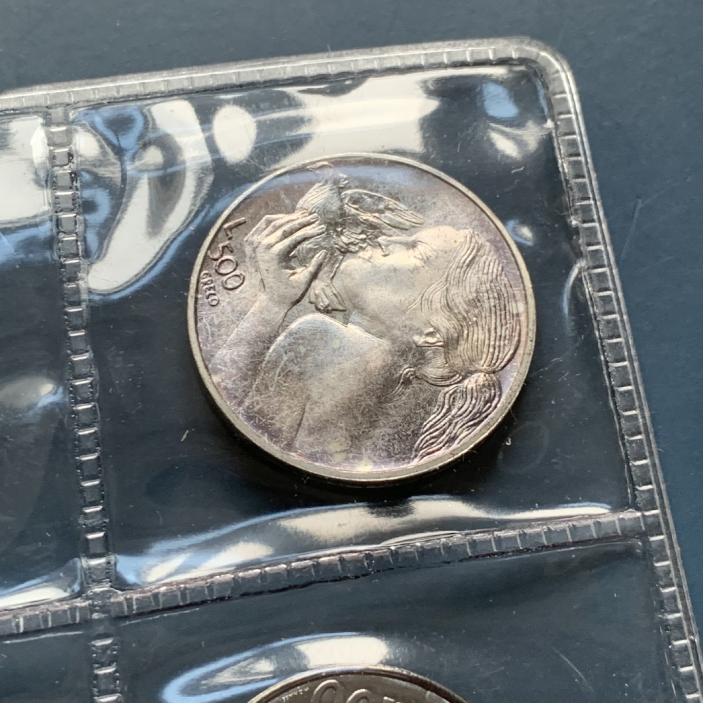 《竞宝斋》第34，35场-本周日，周一2场连拍（全场顺丰包邮） 原盒证书 圣马力诺1973年 8枚封装 500里拉是银币 完美状态