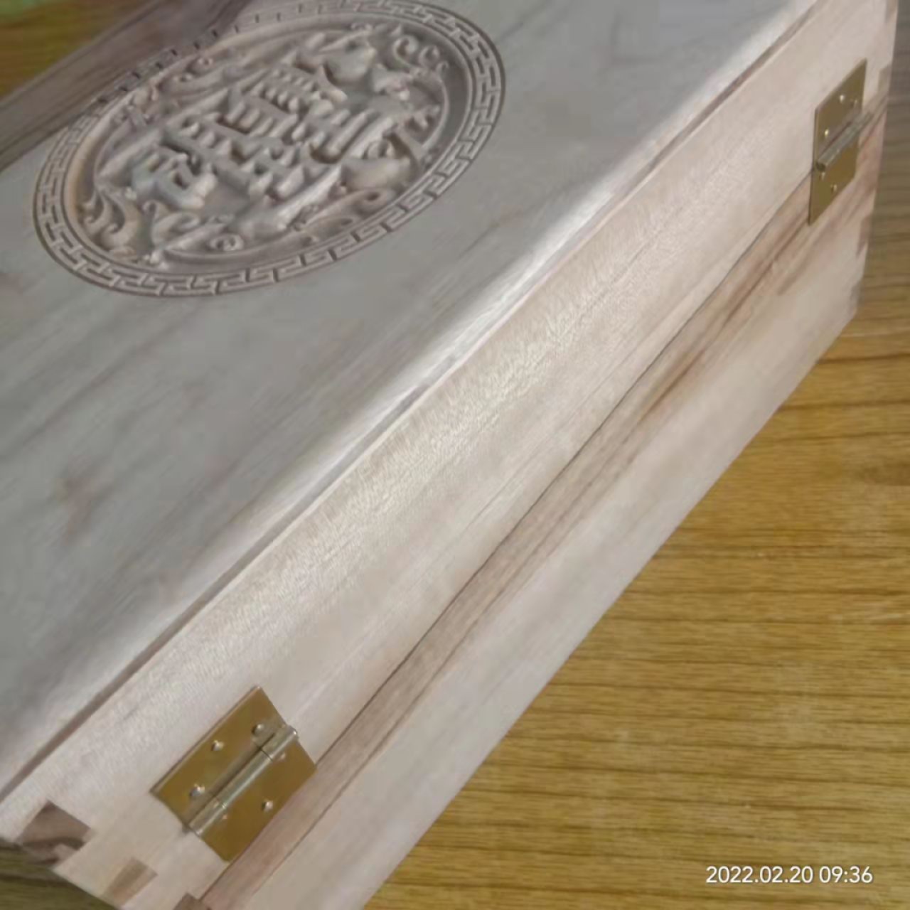 香樟木招财进宝首饰盒