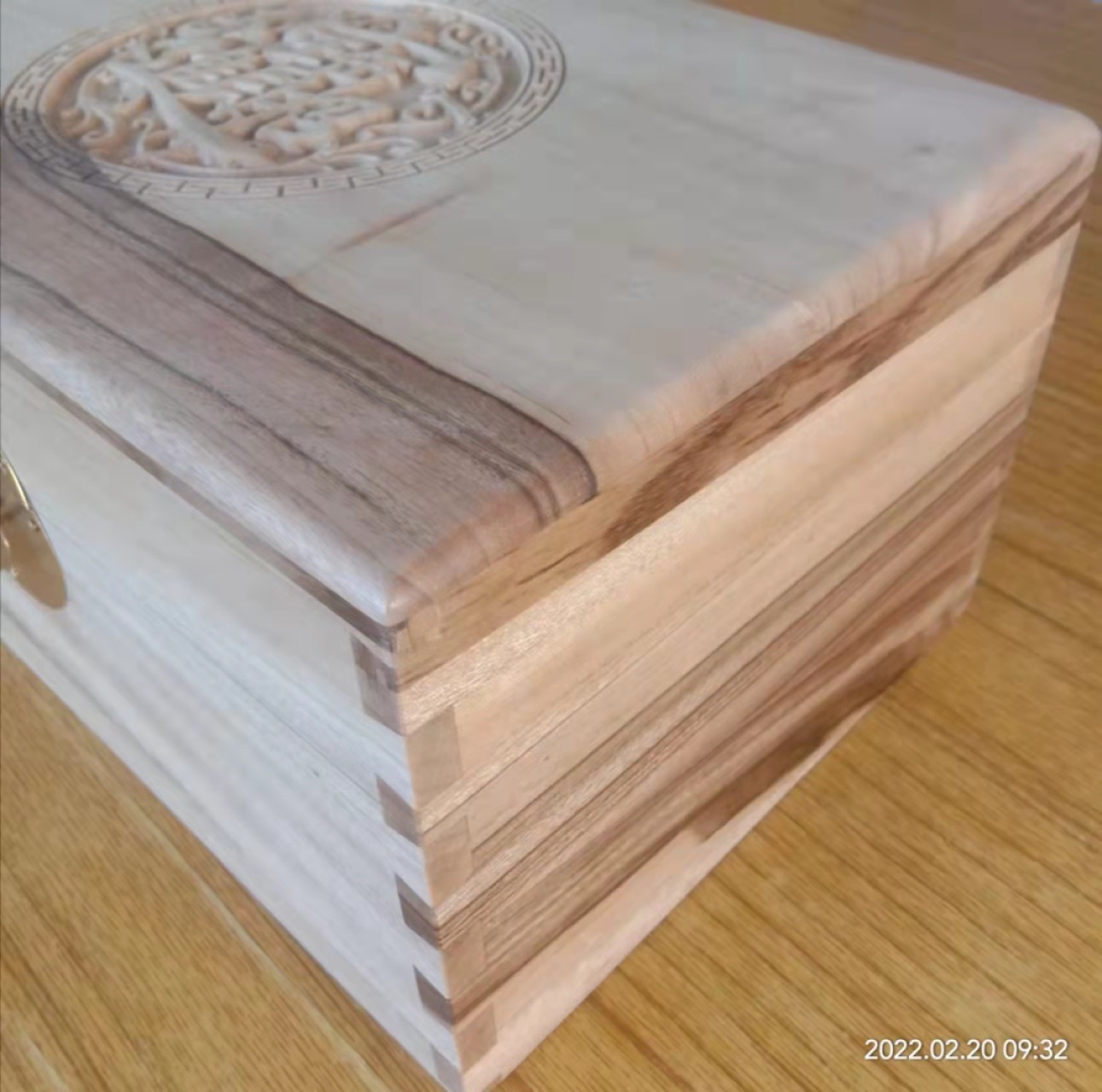 香樟木招财进宝首饰盒