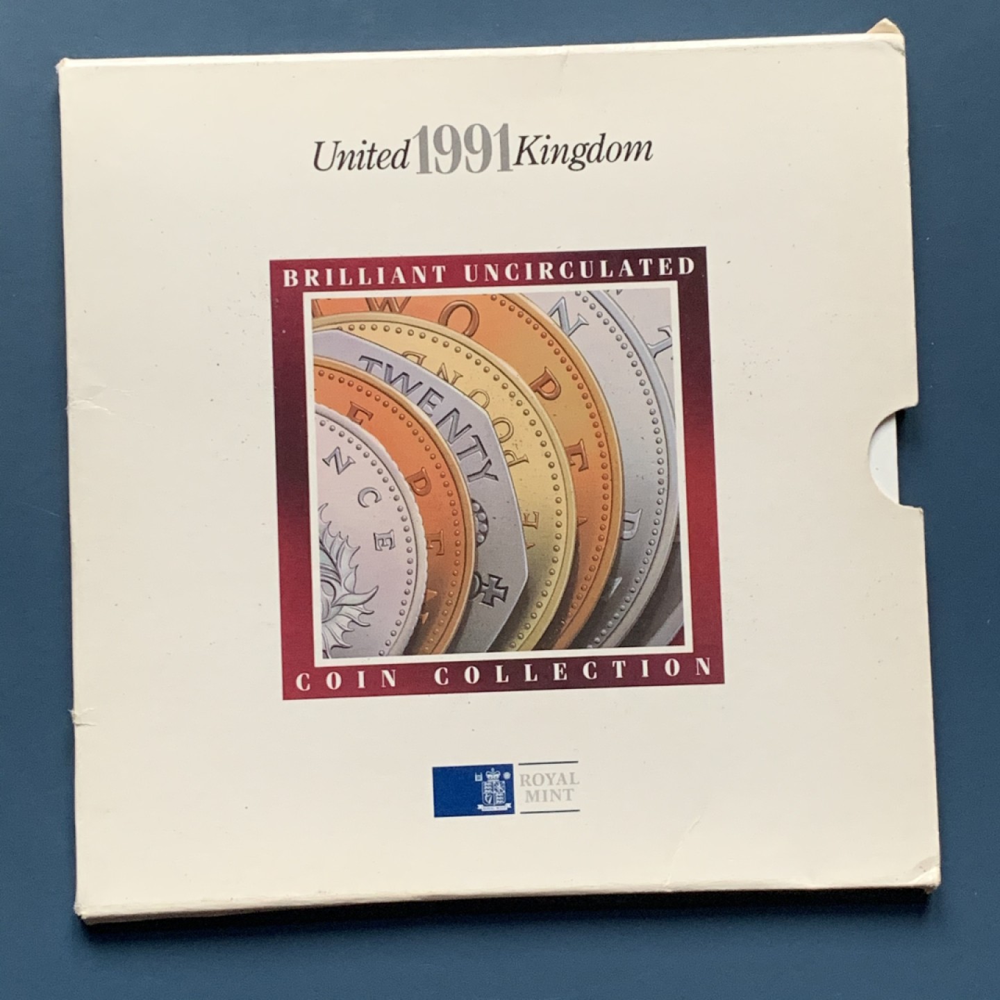 《竞宝斋》第34，35场-本周日，周一2场连拍（全场顺丰包邮） 原封装英国 1991年 7枚套 卡装套币