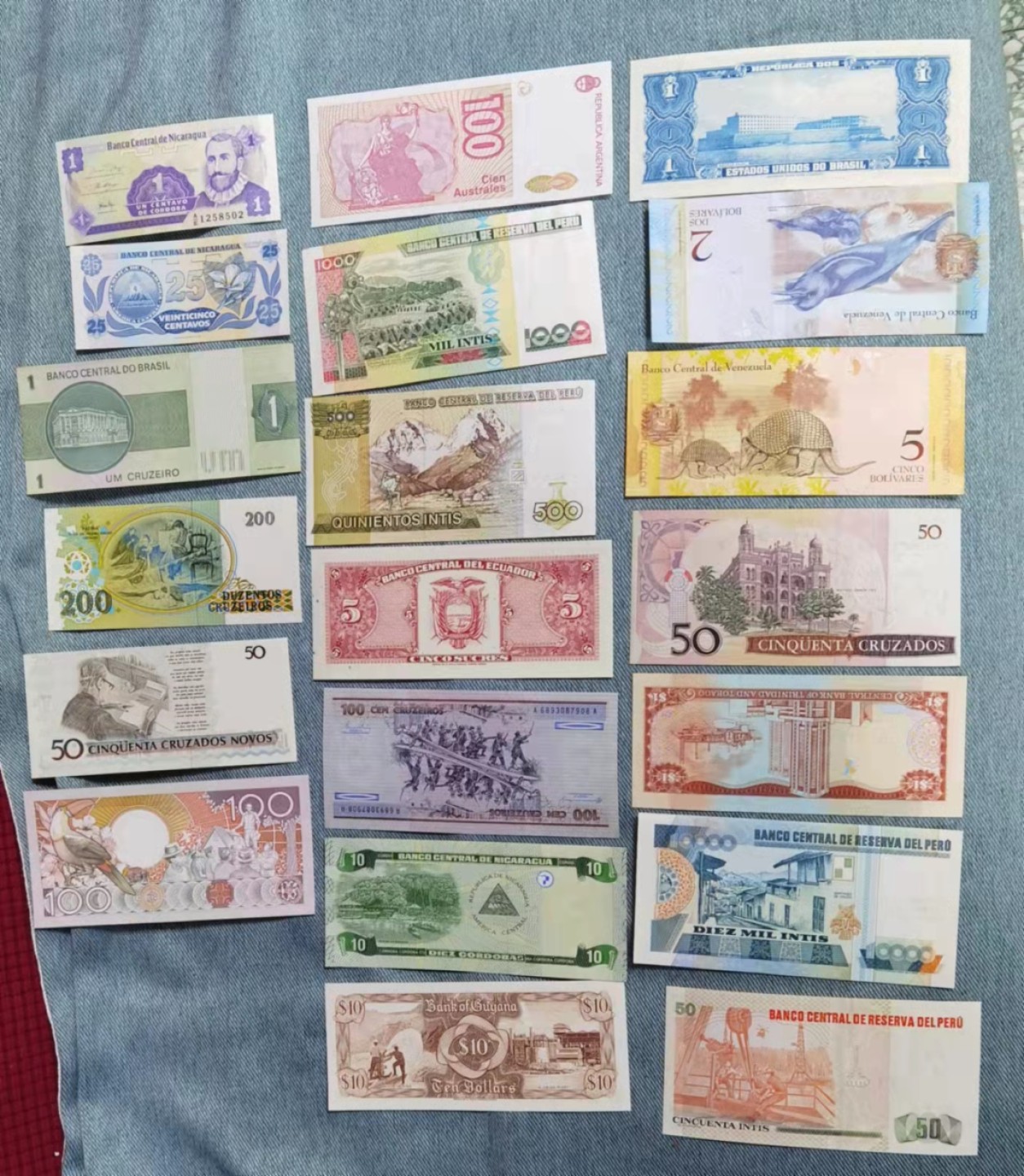 北京马甸外币专卖微拍第七十期，外国纸币专场，陆续上新欢迎关注 20張不重样之七