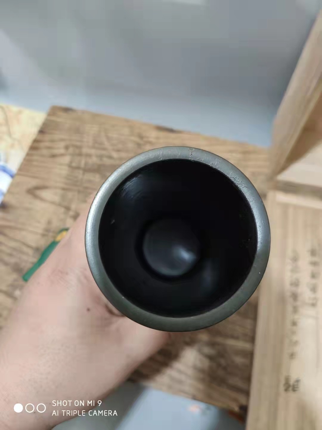 千器雅集—日本回流铜器臻藏 【全品带原盒】日本回流铜器——凤山作  錾刻竹纹铜花瓶筒瓶