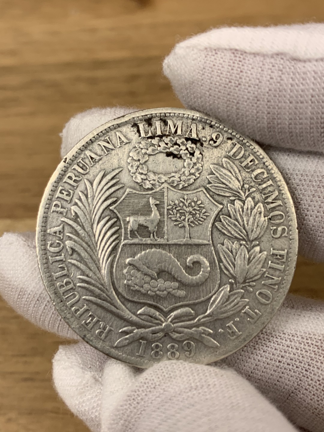 欧陆典藏，“币”定生辉，外币专场第一期 1889年秘鲁共和国1索尔女神大银