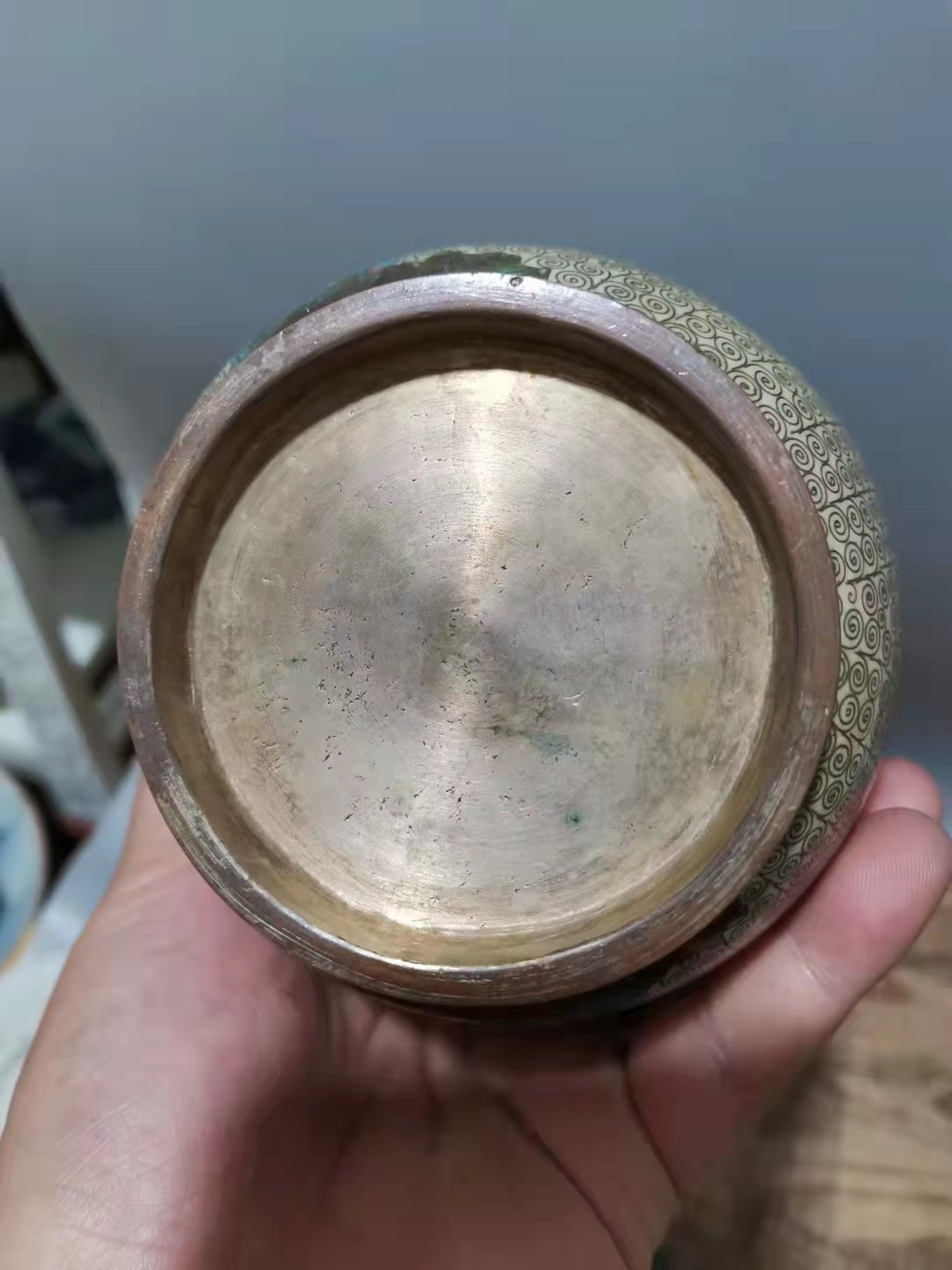 千器雅集—日本回流瓷器臻藏 日本回流民国时期铜胎景泰蓝花瓶