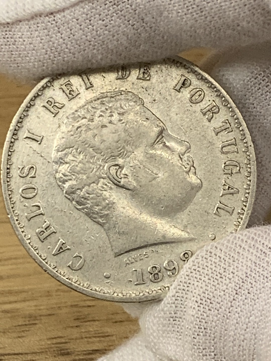 欧陆典藏，“币”定生辉，外币专场第一期 1898年葡萄牙卡洛斯一世500瑞斯银币 直径：31mm 克重：12.5