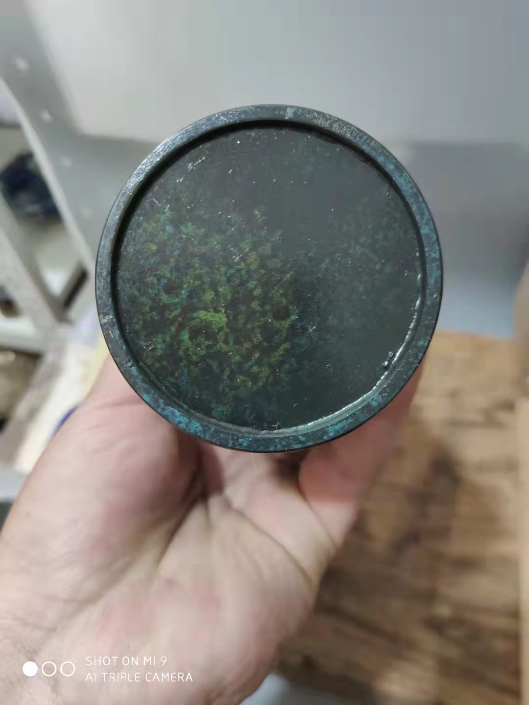 千器雅集—日本回流铜器臻藏 【全品带原盒】日本回流铜器——凤山作  錾刻竹纹铜花瓶筒瓶