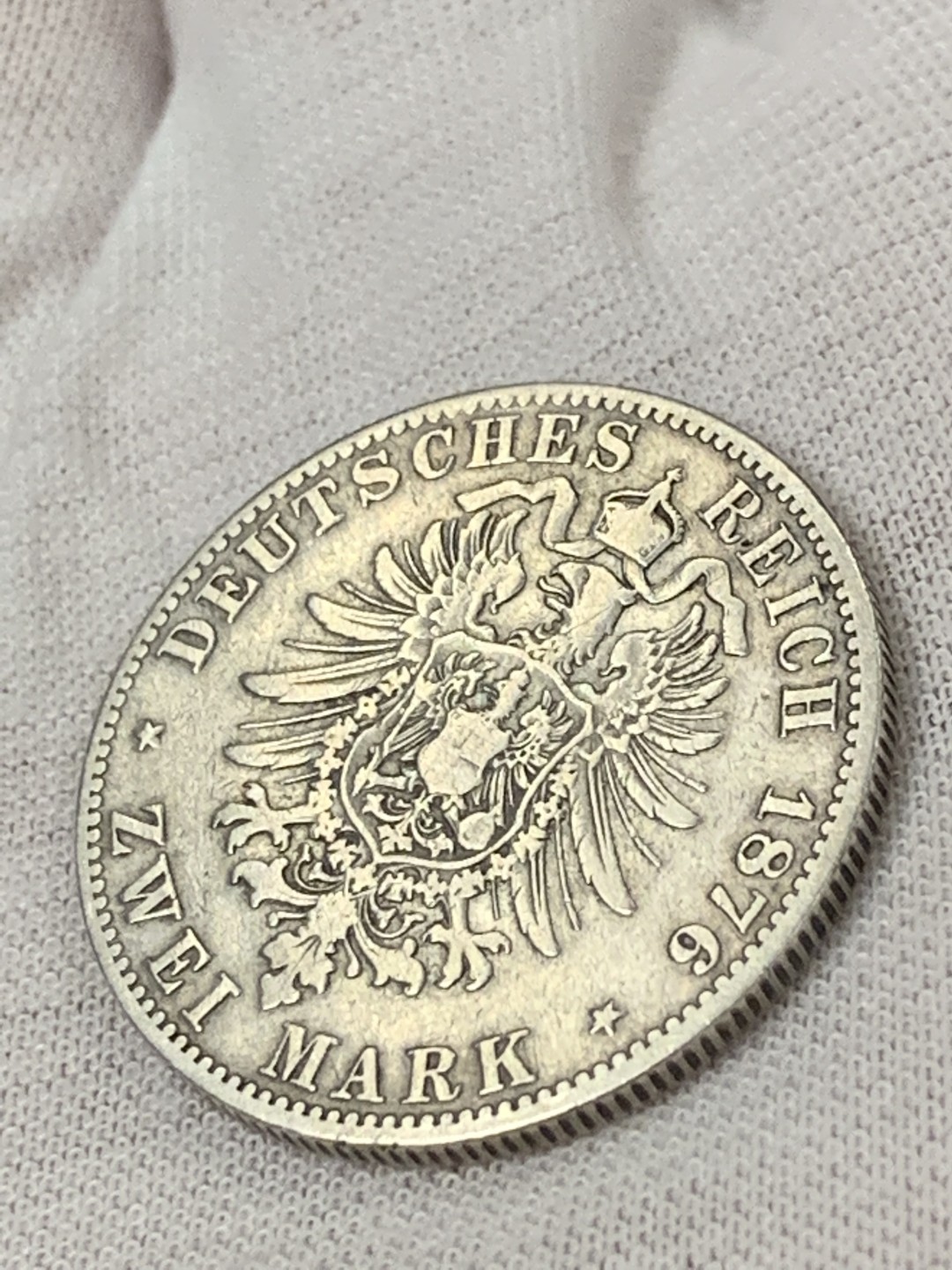 欧陆典藏，“币”定生辉，外币专场第一期 1912年德国普鲁士威廉二世2马克银币直径：28mm  克重：11.11