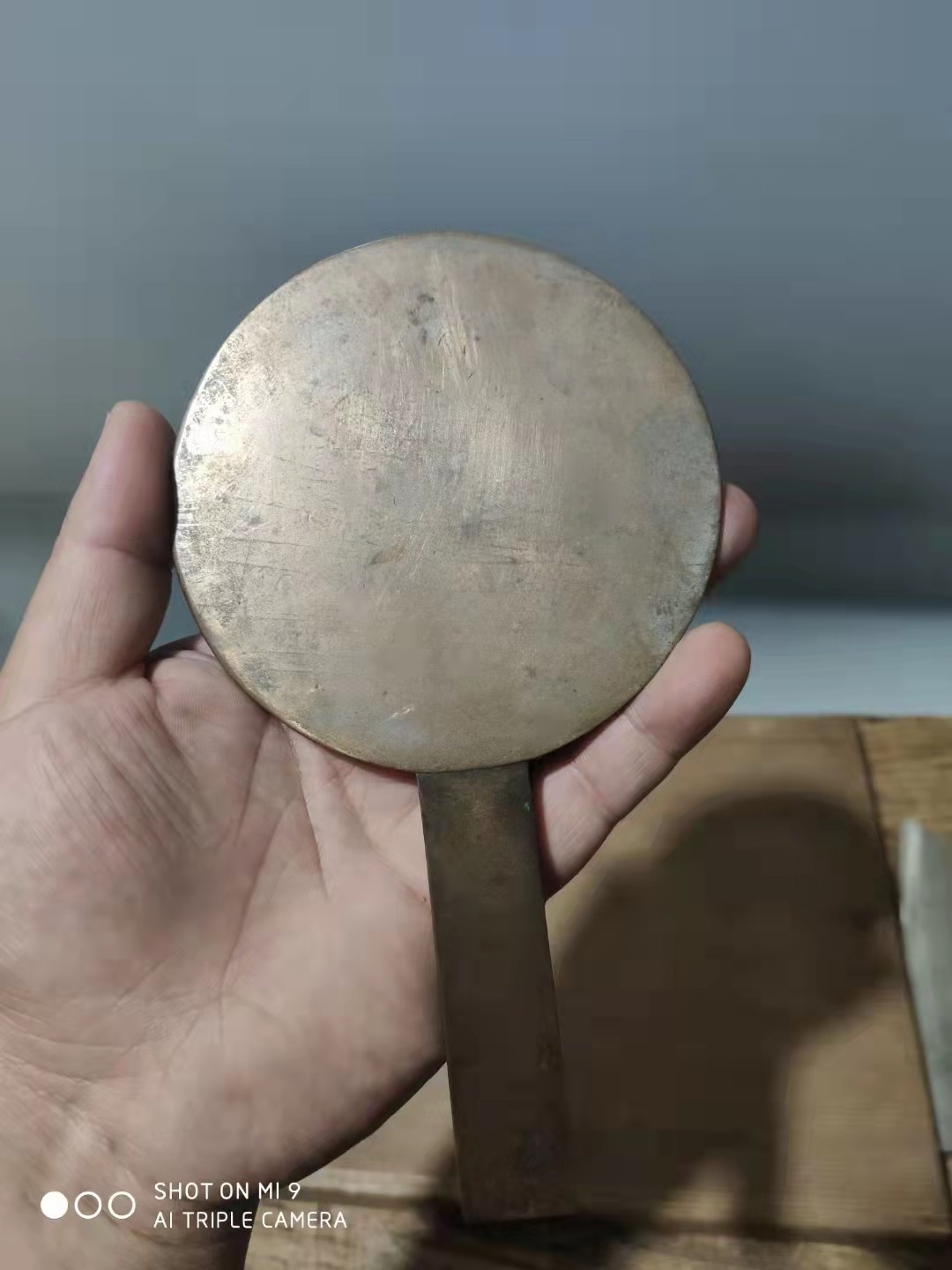 千器雅集—日本回流铜器臻藏 日本回流  江户时期古董铜器——名家款球花纹饰铜镜和镜