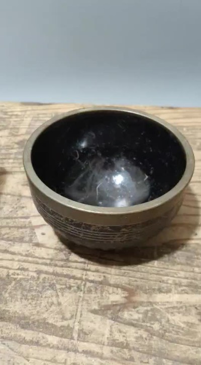 千器雅集—日本回流铜器臻藏 日本回流   昭和时期铜器——佛教密宗礼佛铜磬