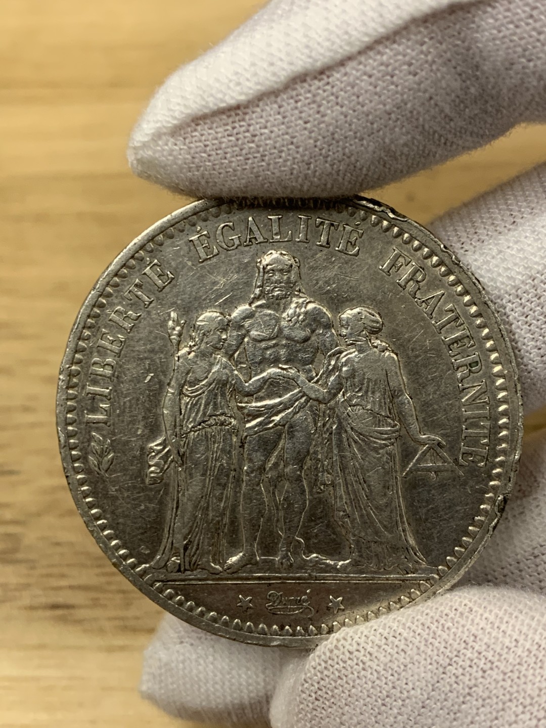 欧陆典藏，“币”定生辉，外币专场第一期 1875年法国大力神大银5法郎银币