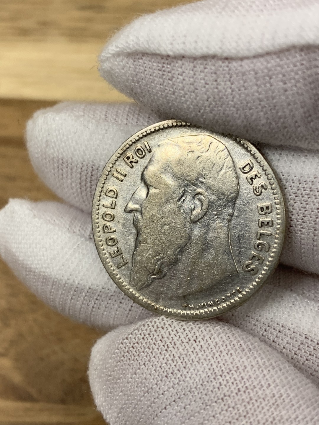 欧陆典藏，“币”定生辉，外币专场第一期 1904年比利时利奥波德二世1法郎银币 直径：23mm 克重：5