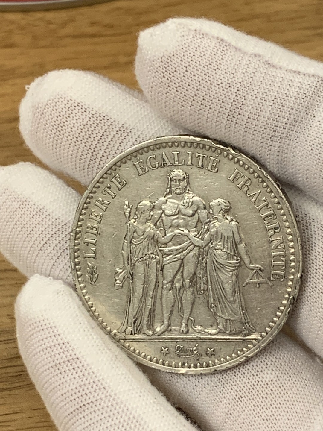 欧陆典藏，“币”定生辉，外币专场第一期 1875年法国大力神大银5法郎银币