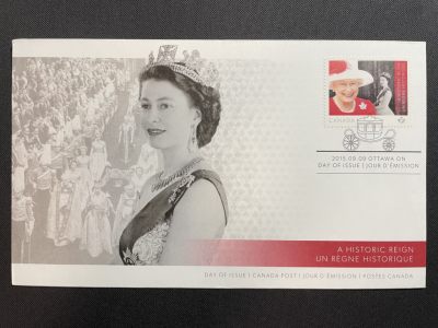 【加拿大】2015 英国女王：在位最长的君主纪念 官封