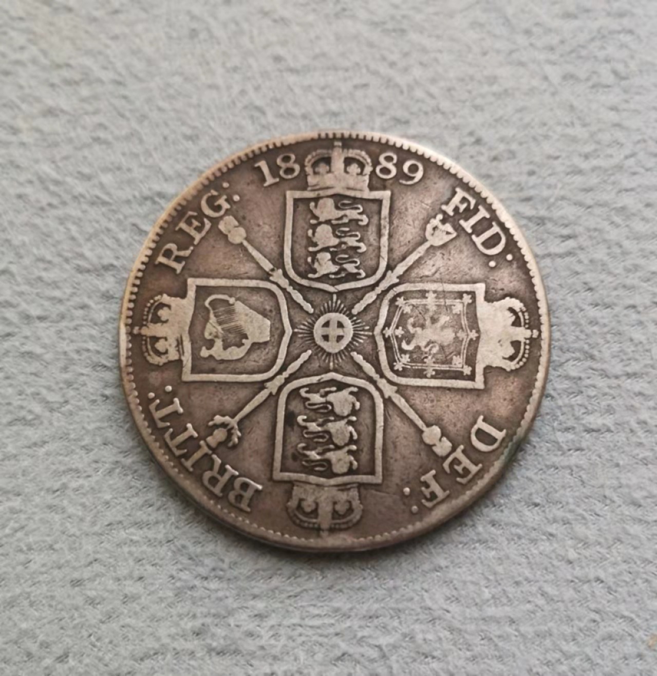 第27期拍卖会 英国1889年双弗洛林银币