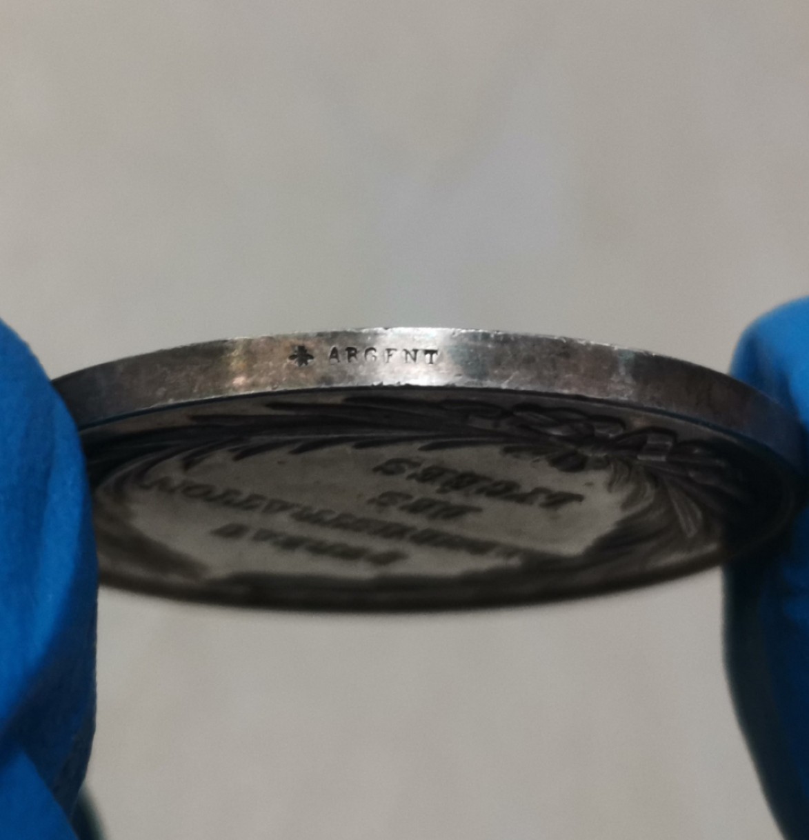 第27期拍卖会 法国19世纪初期公共教育部莱西行政办公室JETON银质代币