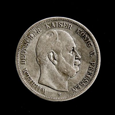 威廉一世五马克银币 - 威廉一世五马克银币