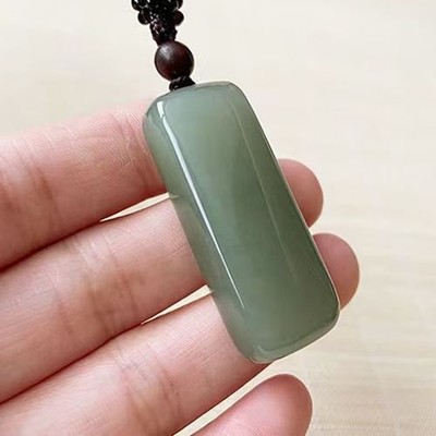 平安无事牌新疆玉面包玉牌男女款平安吊坠玉佩玉坠秋冬毛衣链 - 平安无事牌新疆玉面包玉牌男女款平安吊坠玉佩玉坠秋冬毛衣链