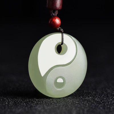 天然玉吊坠青玉八卦挂件玉牌男太极玉佩项链牌子女护身符玉坠玉石 - 天然玉吊坠青玉八卦挂件玉牌男太极玉佩项链牌子女护身符玉坠玉石