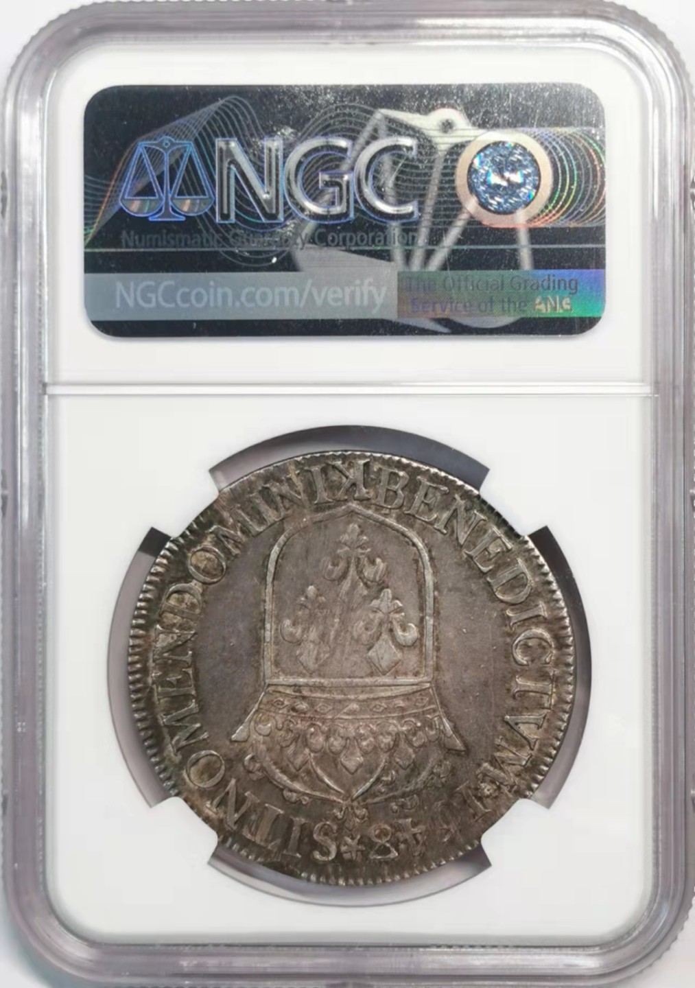 欧罗巴与亚细亚的春天奏鸣曲—凡希社世界钱币微拍第一百九十期 荐！1648K法国路易十四埃居大银NGC-AU53味道一流！