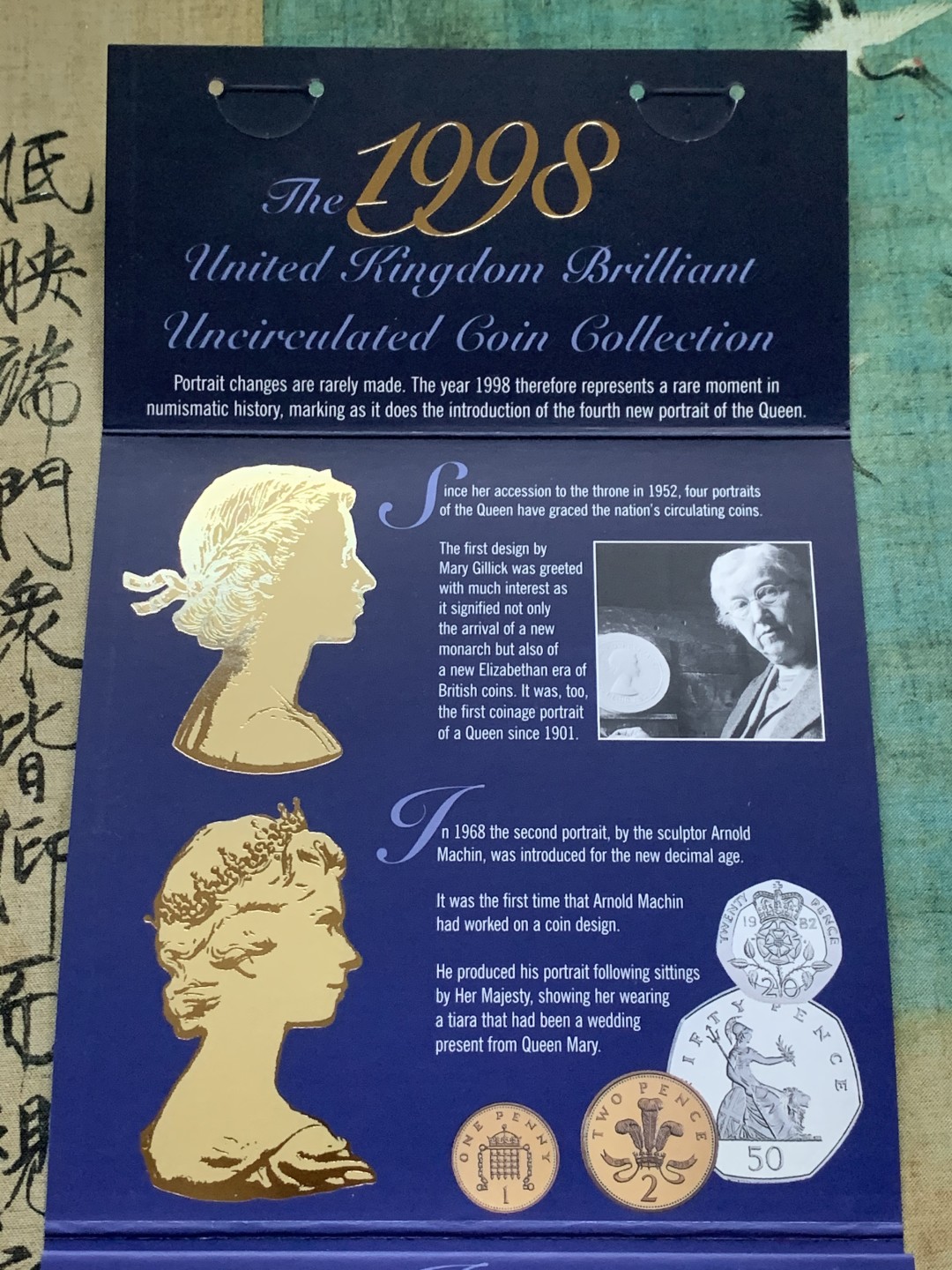 《竞宝斋》第37场-周日 首场自动拍卖 2件或者满200包顺丰 原封装英国 1998年 9枚套 卡装套币 较少