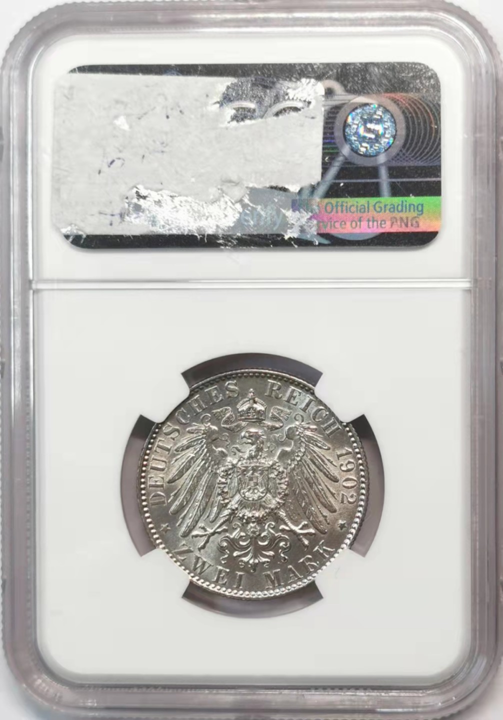 欧罗巴与亚细亚的春天奏鸣曲—凡希社世界钱币微拍第一百九十期 1902萨克森2马克NGC-UNCD