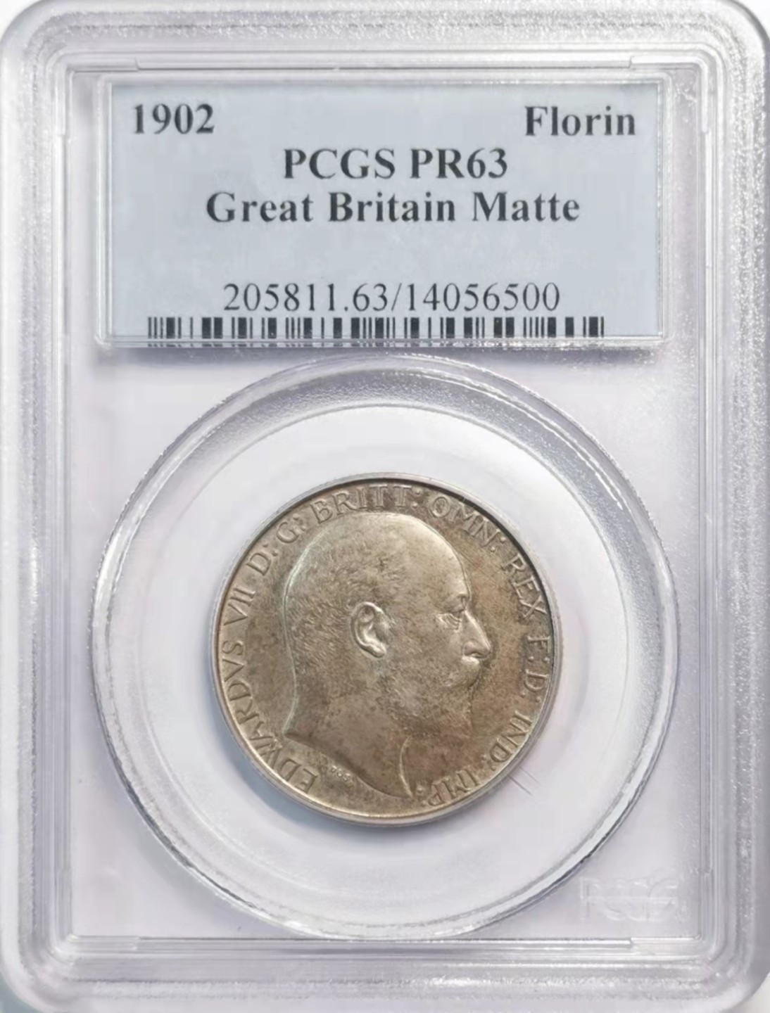 欧罗巴与亚细亚的春天奏鸣曲—凡希社世界钱币微拍第一百九十期 1902英国海神佛罗林精铸PCGS-PR63MATTE