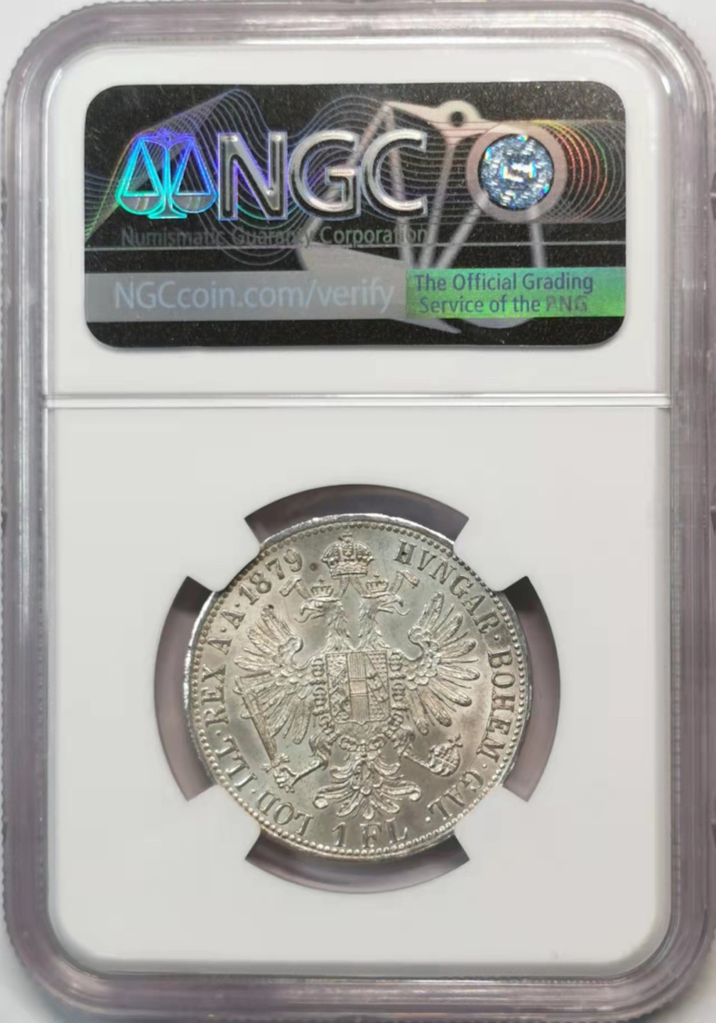 欧罗巴与亚细亚的春天奏鸣曲—凡希社世界钱币微拍第一百九十期 1879奥地利佛罗林银币NGC-AUD