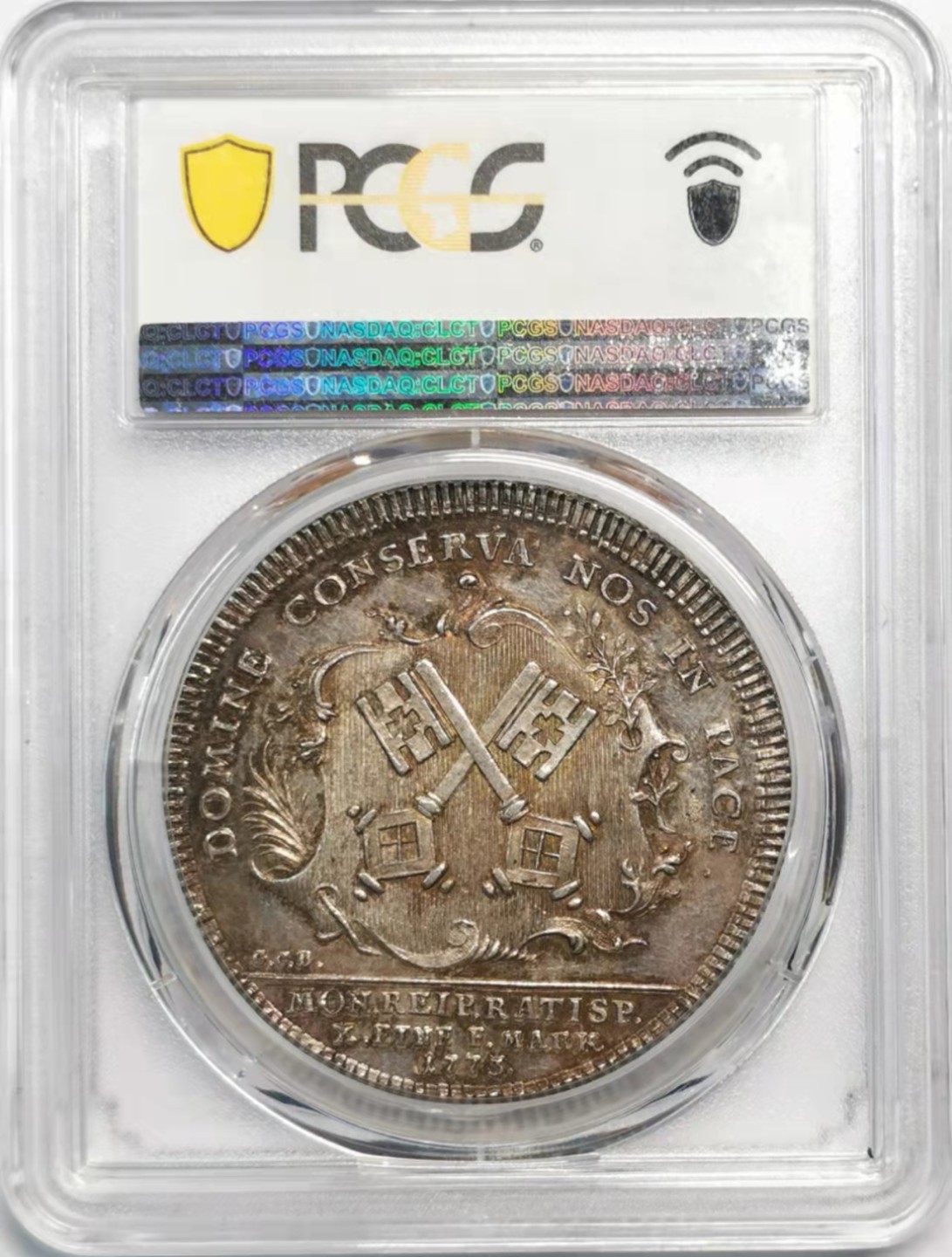 欧罗巴与亚细亚的春天奏鸣曲—凡希社世界钱币微拍第一百九十期 荐！1773雷根斯堡约瑟夫二世泰勒大银PCGS-MS62黑彩顶级品！