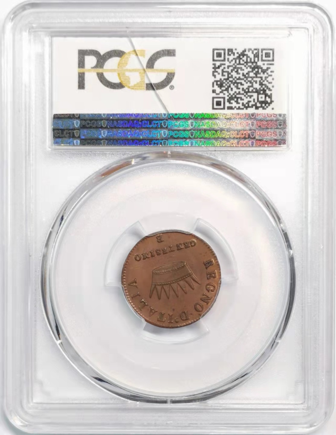 欧罗巴与亚细亚的春天奏鸣曲—凡希社世界钱币微拍第一百九十期 1810/09B拿破仑意大利王国1C铜币PCGS-MS62骑字版！