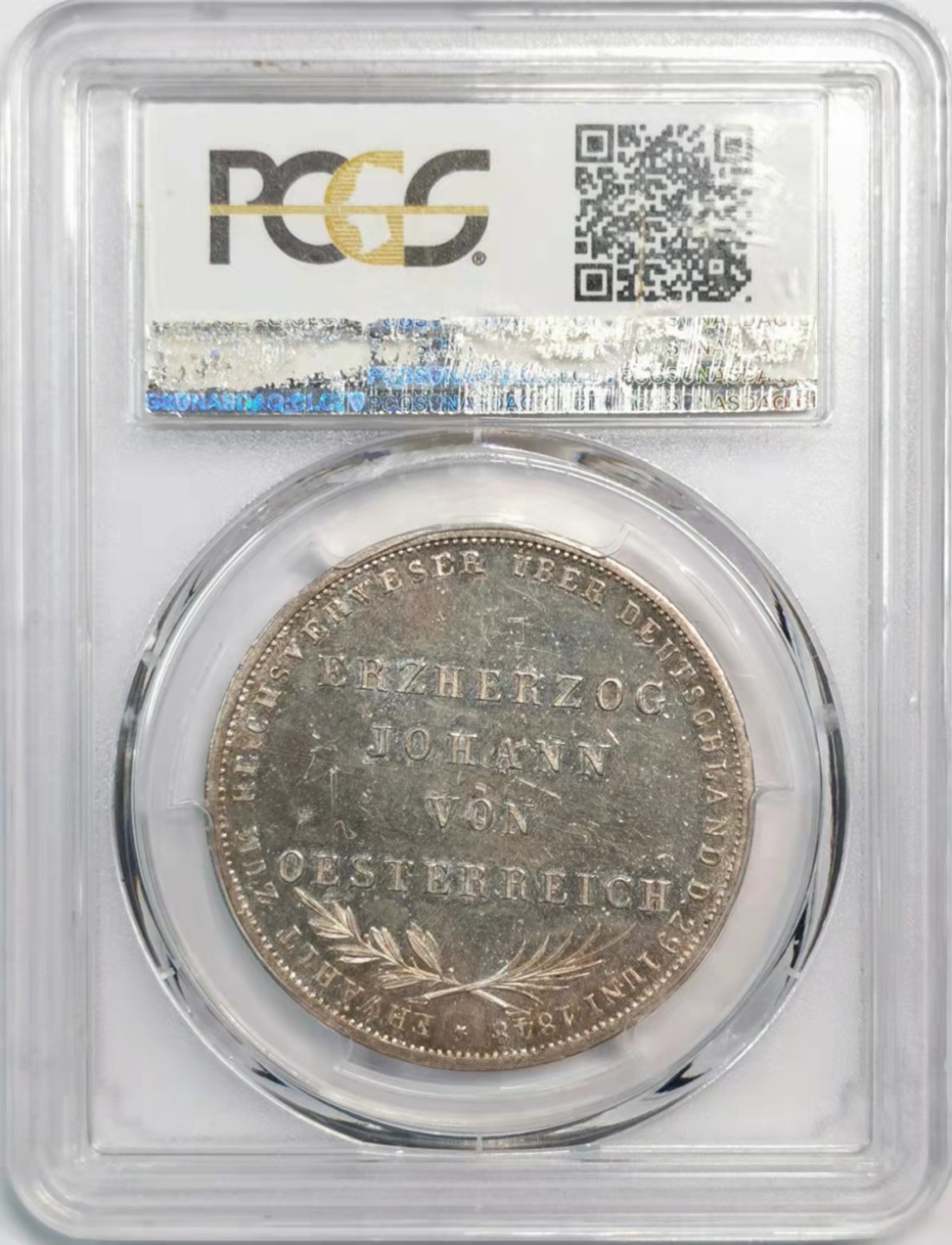 欧罗巴与亚细亚的春天奏鸣曲—凡希社世界钱币微拍第一百九十期 荐！1848法兰克福双头鹰2盾精铸PCGS-PR64