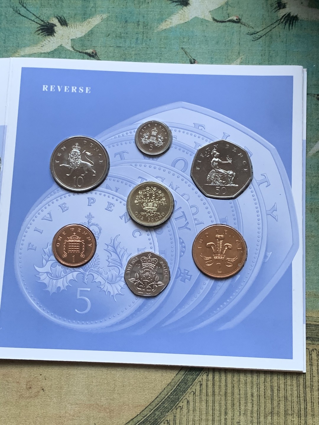 《竞宝斋》第37场-周日 首场自动拍卖 2件或者满200包顺丰 原封装 英国 1991年 7枚套 卡装币