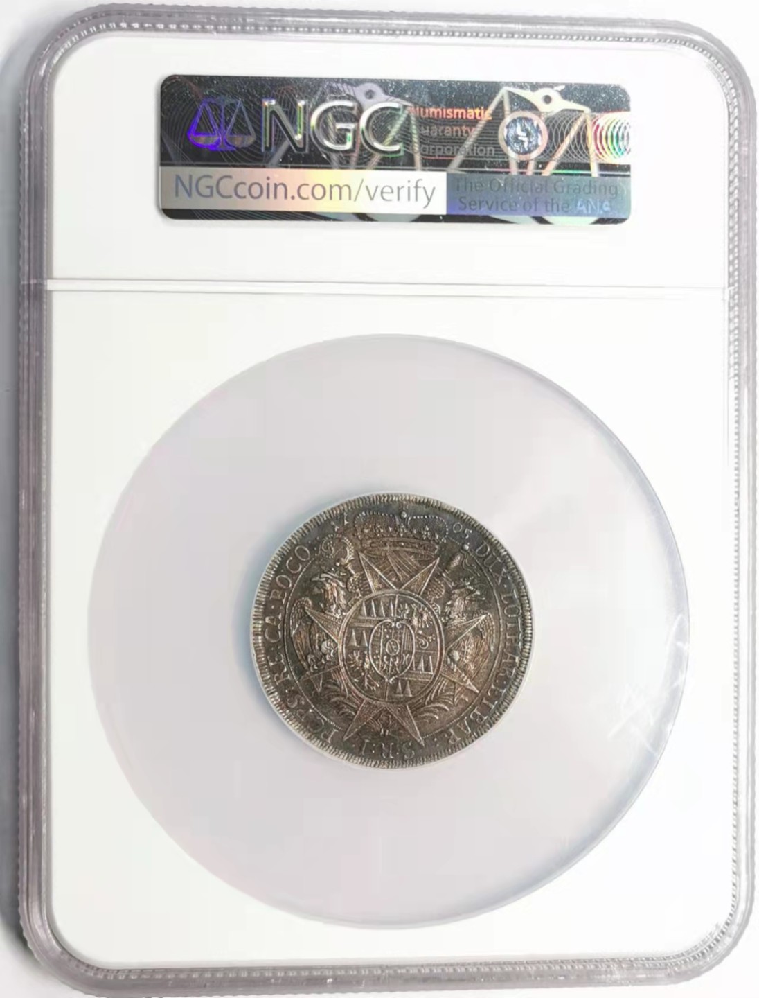 欧罗巴与亚细亚的春天奏鸣曲—凡希社世界钱币微拍第一百九十期 荐！1705奥尔穆茨泰勒大银NGC-MS62深度五彩！