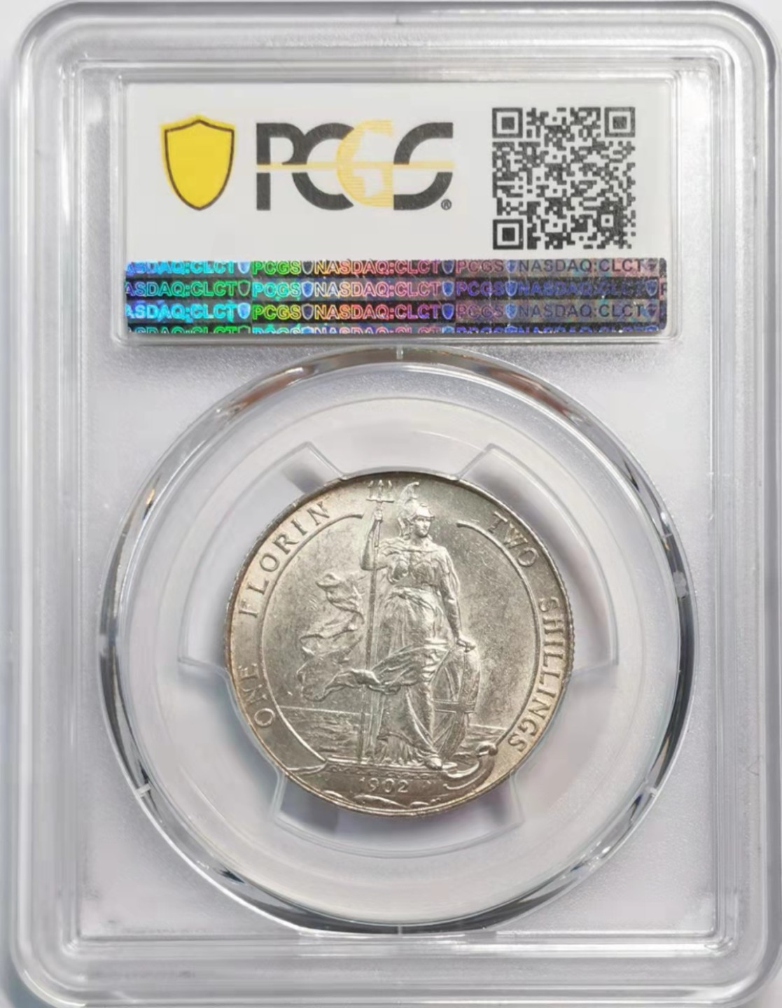 欧罗巴与亚细亚的春天奏鸣曲—凡希社世界钱币微拍第一百九十期 1902英国海神佛罗林PCGS-MS62