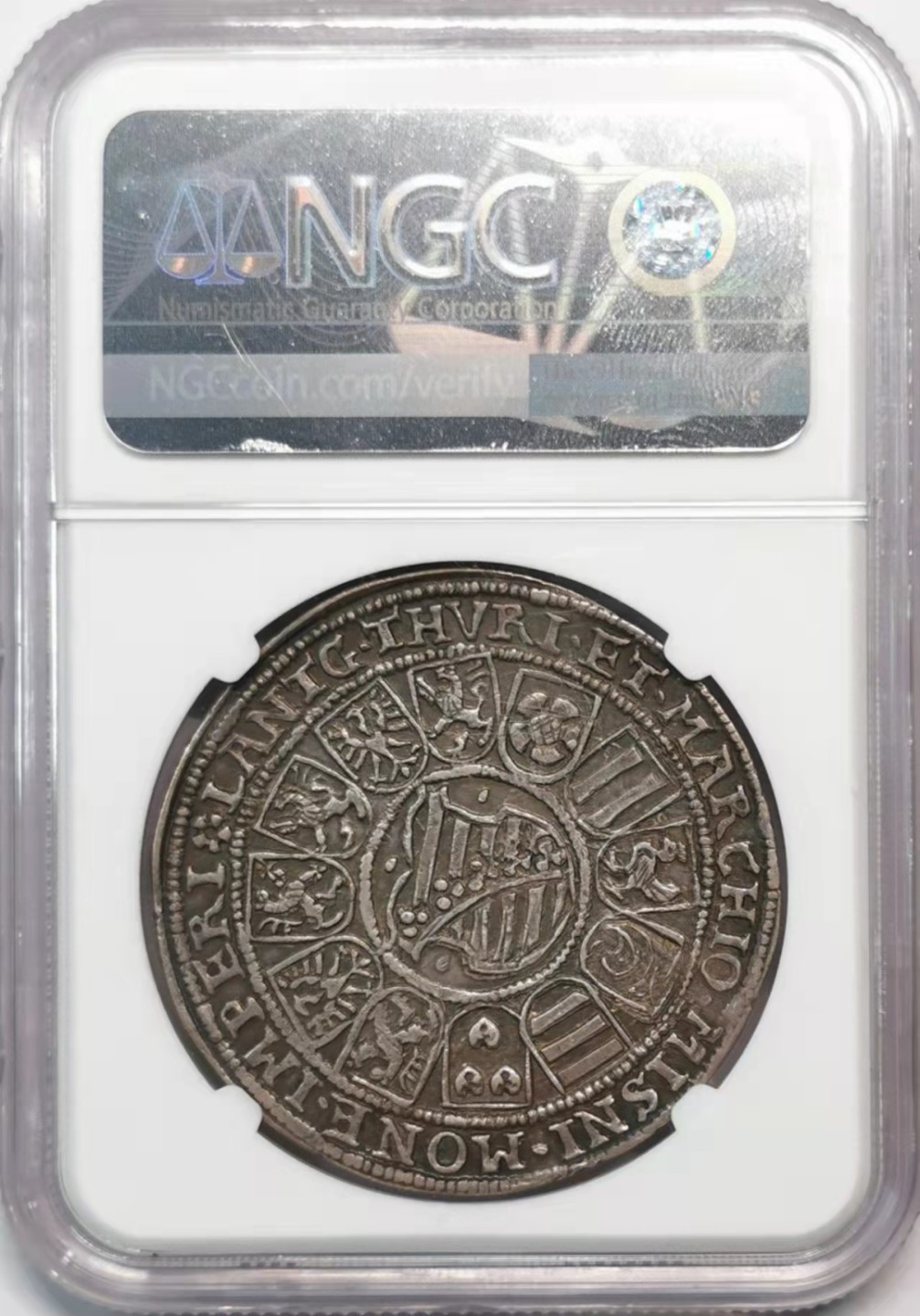 欧罗巴与亚细亚的春天奏鸣曲—凡希社世界钱币微拍第一百九十期 稀！1597萨克森奥登哥萨泰勒大银NGC-AU50名家旧藏附原纸袋
