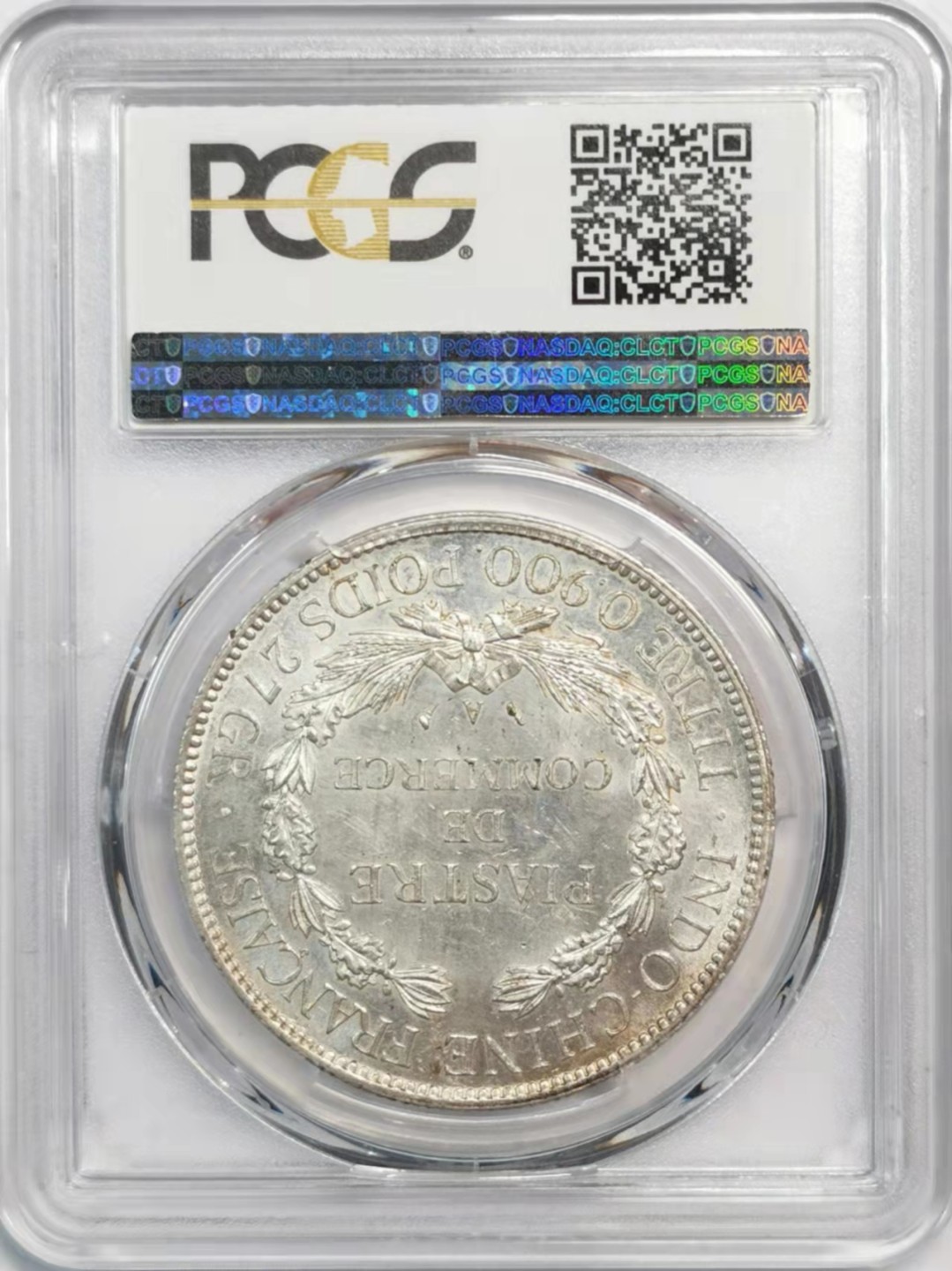 欧罗巴与亚细亚的春天奏鸣曲—凡希社世界钱币微拍第一百九十期 荐！1905A法属印度支那皮亚斯特大银PCGS-MS62全脸高鼻原色银光！