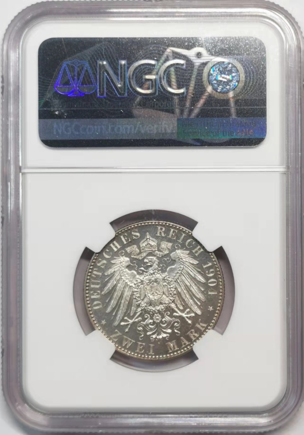 欧罗巴与亚细亚的春天奏鸣曲—凡希社世界钱币微拍第一百九十期 1904E萨克森2马克纪念银币NGC-MS66高分！