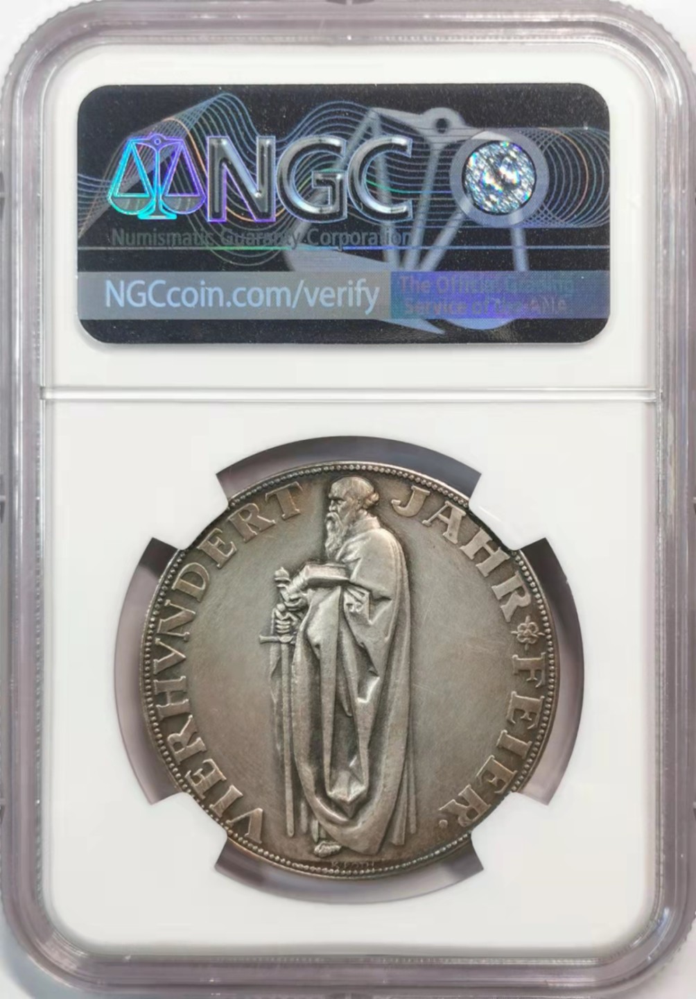 欧罗巴与亚细亚的春天奏鸣曲—凡希社世界钱币微拍第一百九十期 1928德国丢勒纪念银章NGC-UNCD