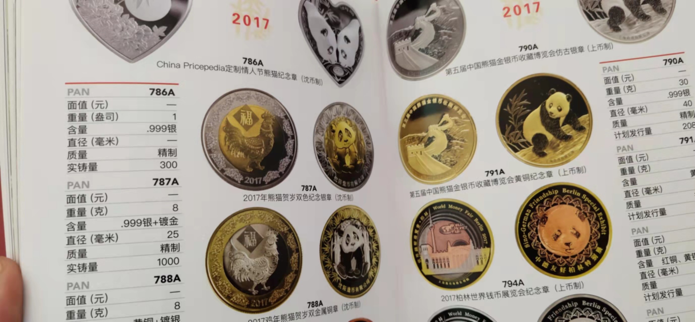 【圣域骑士收藏团】白色情人节快乐💝『55拍』第五期 （2022005期） 【收藏必备工具】熊猫金银币收藏指南『第③版』