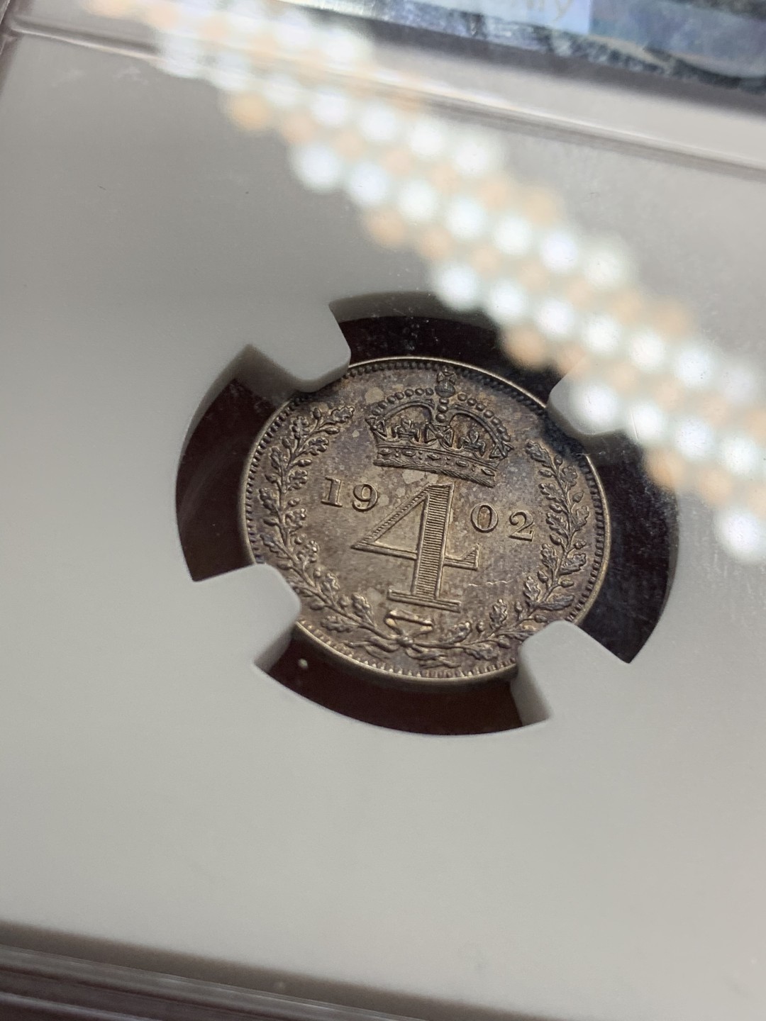 《竞宝斋》第36场-本周日 （全场顺丰包邮） 英国1902年爱七濯足币NGC-PF4枚套 大热品种持续上涨 前几一套拍了1700 国外更贵