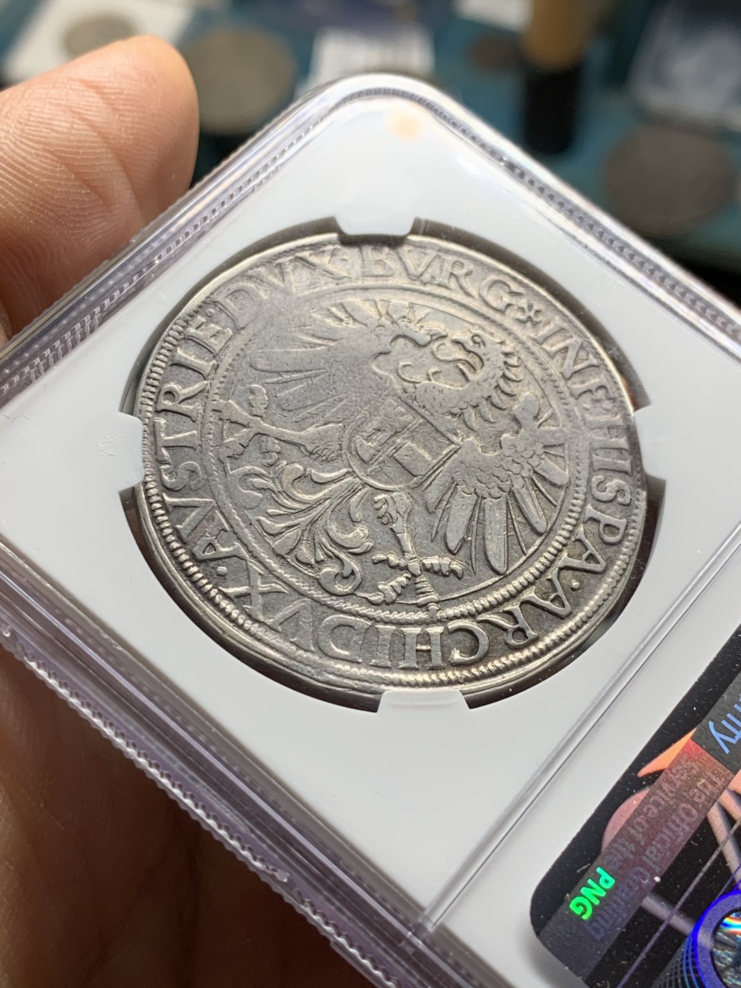 《竞宝斋》第36场-本周日 （全场顺丰包邮） NGC VF35 神圣罗马帝国 哈布斯堡   1521-1564年 斐迪南一世 泰勒大银币