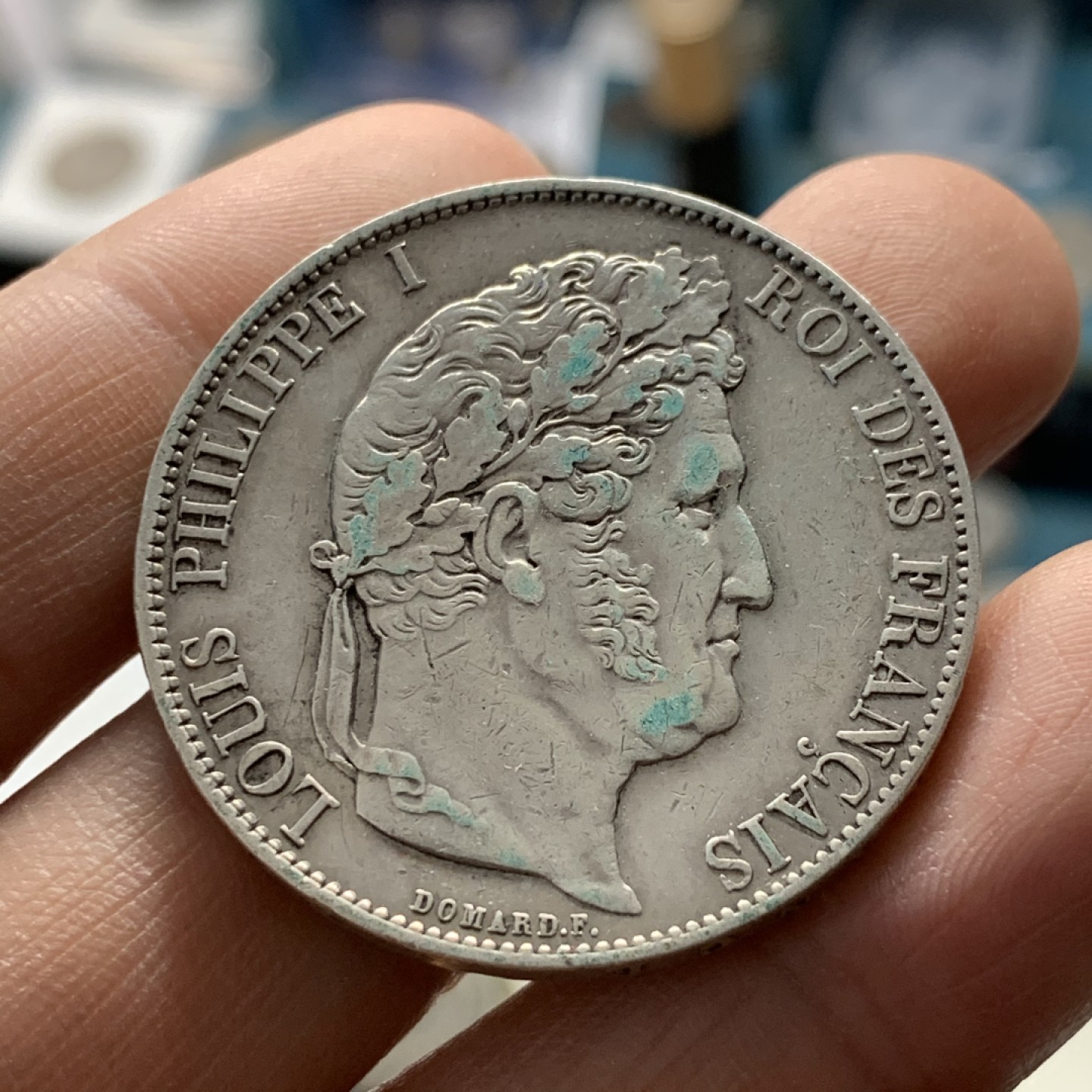 《竞宝斋》第37场-周日 首场自动拍卖 2件或者满200包顺丰 法国1848-A年菲利普5法郎 大银币 细节一流 好品