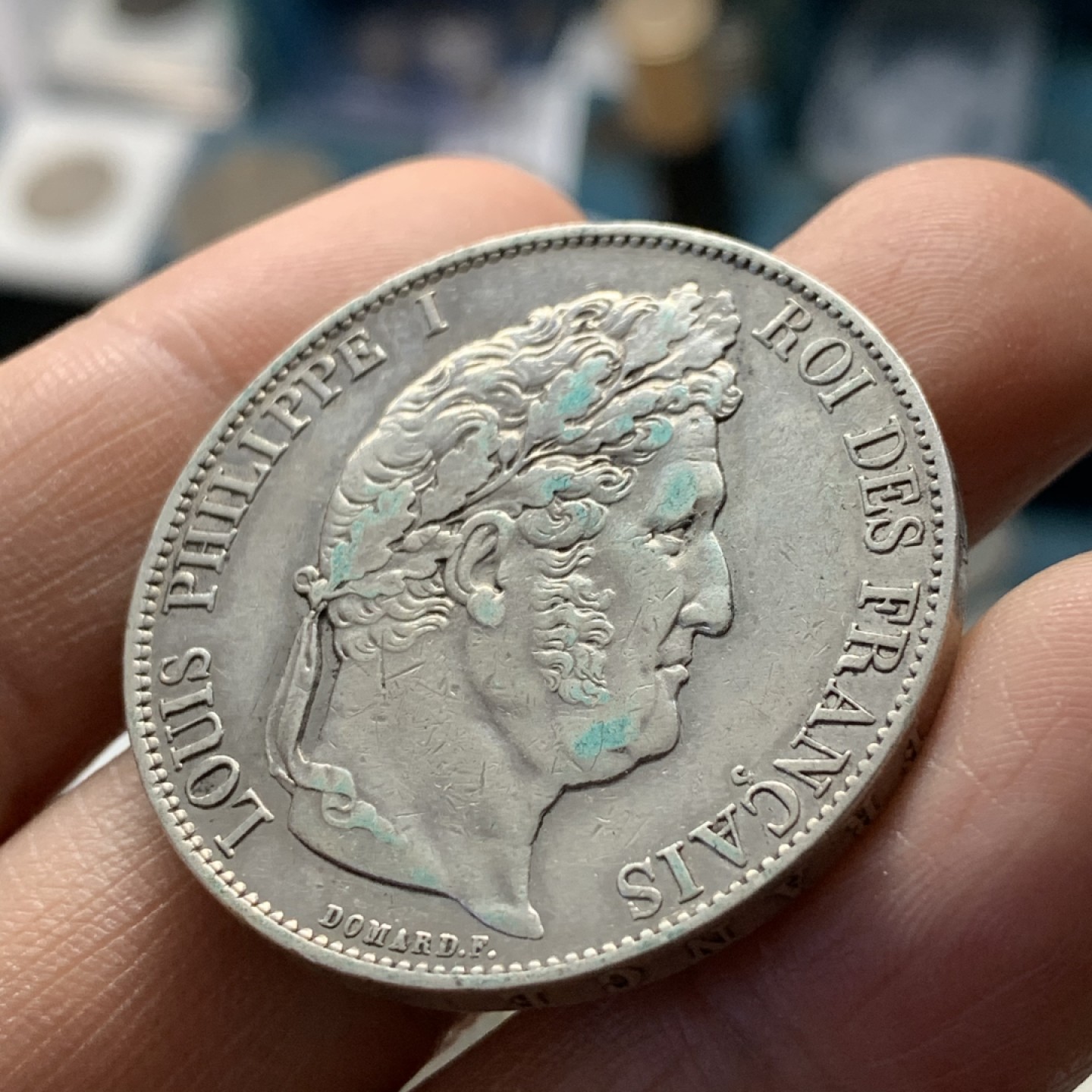 《竞宝斋》第37场-周日 首场自动拍卖 2件或者满200包顺丰 法国1848-A年菲利普5法郎 大银币 细节一流 好品