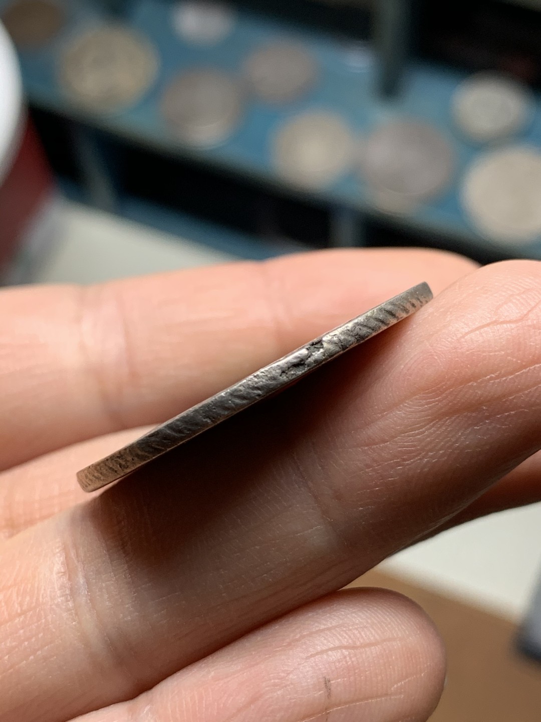 《竞宝斋》第36场-本周日 （全场顺丰包邮） 德国 1796年 汉堡 32先令 银币 原味 有一个小铸缺