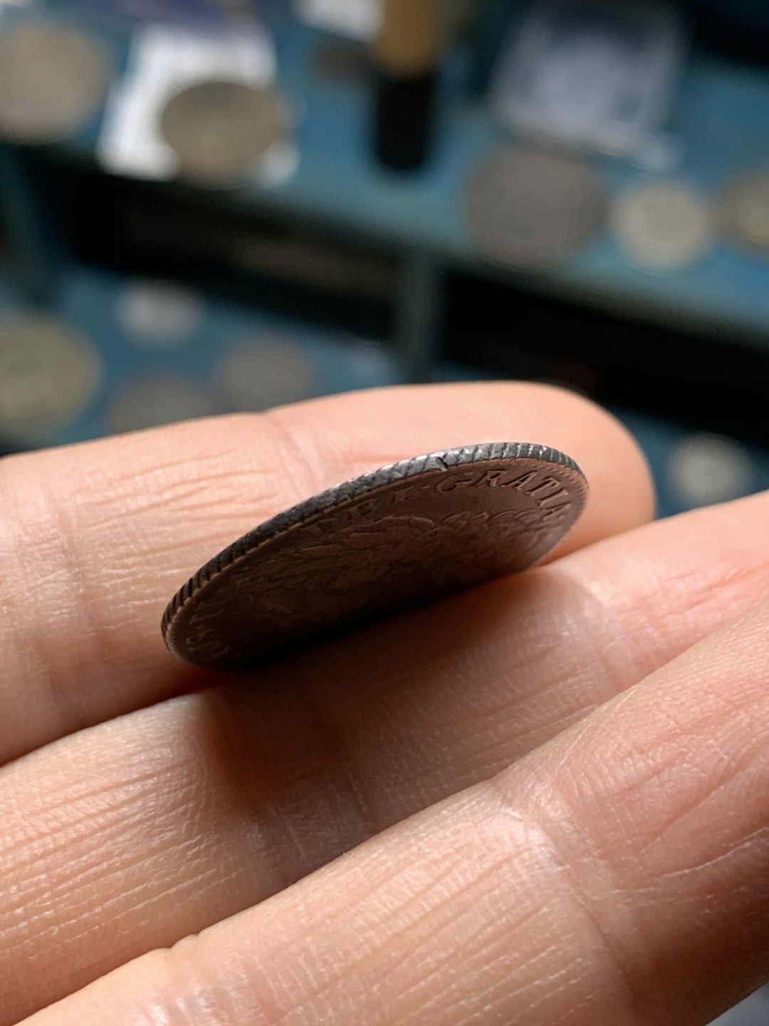 《竞宝斋》第36场-本周日 （全场顺丰包邮） 英国1750年乔治二世好品相1先令老银币