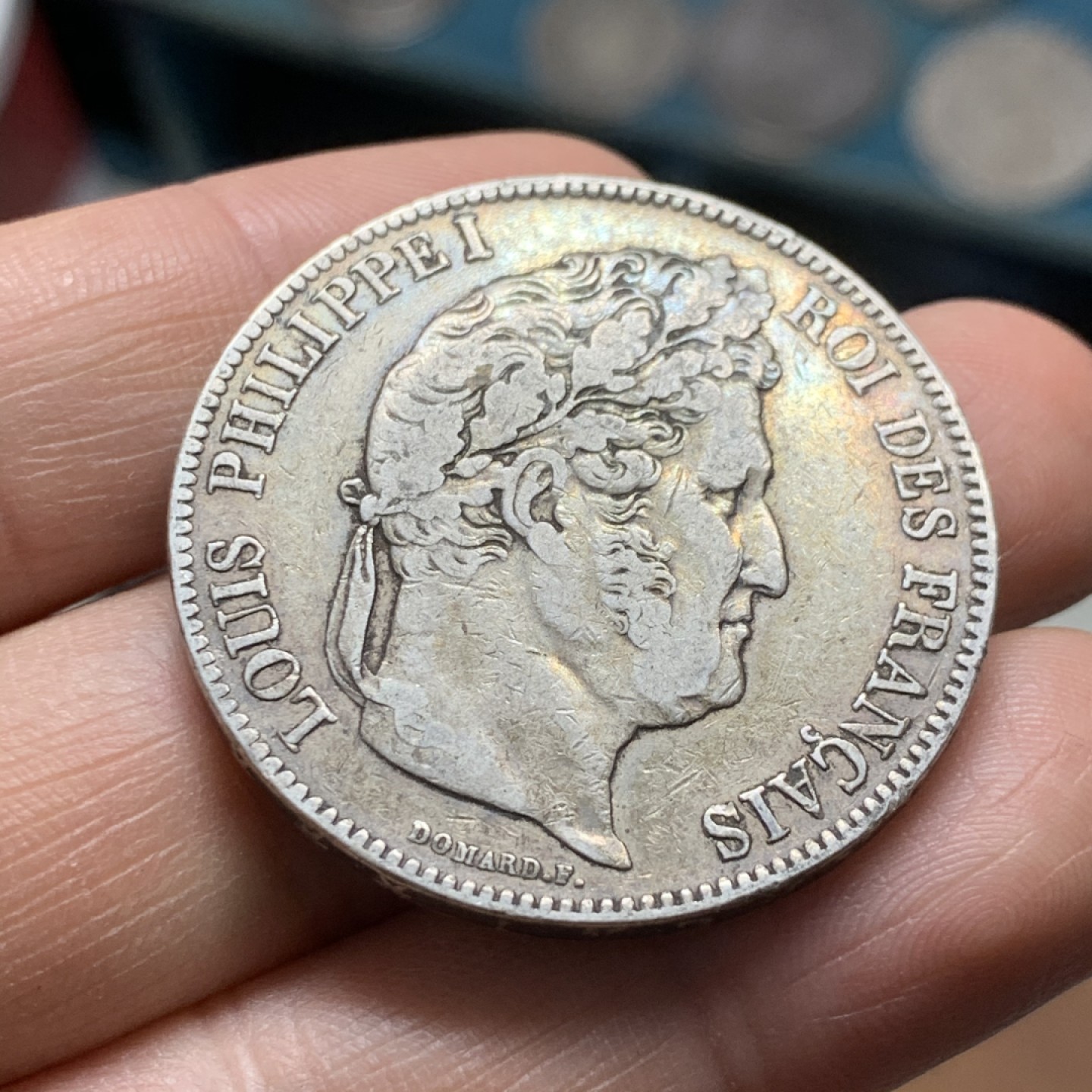 《竞宝斋》第37场-周日 首场自动拍卖 2件或者满200包顺丰 法国1833-A年菲利普5法郎大银币 原味好品