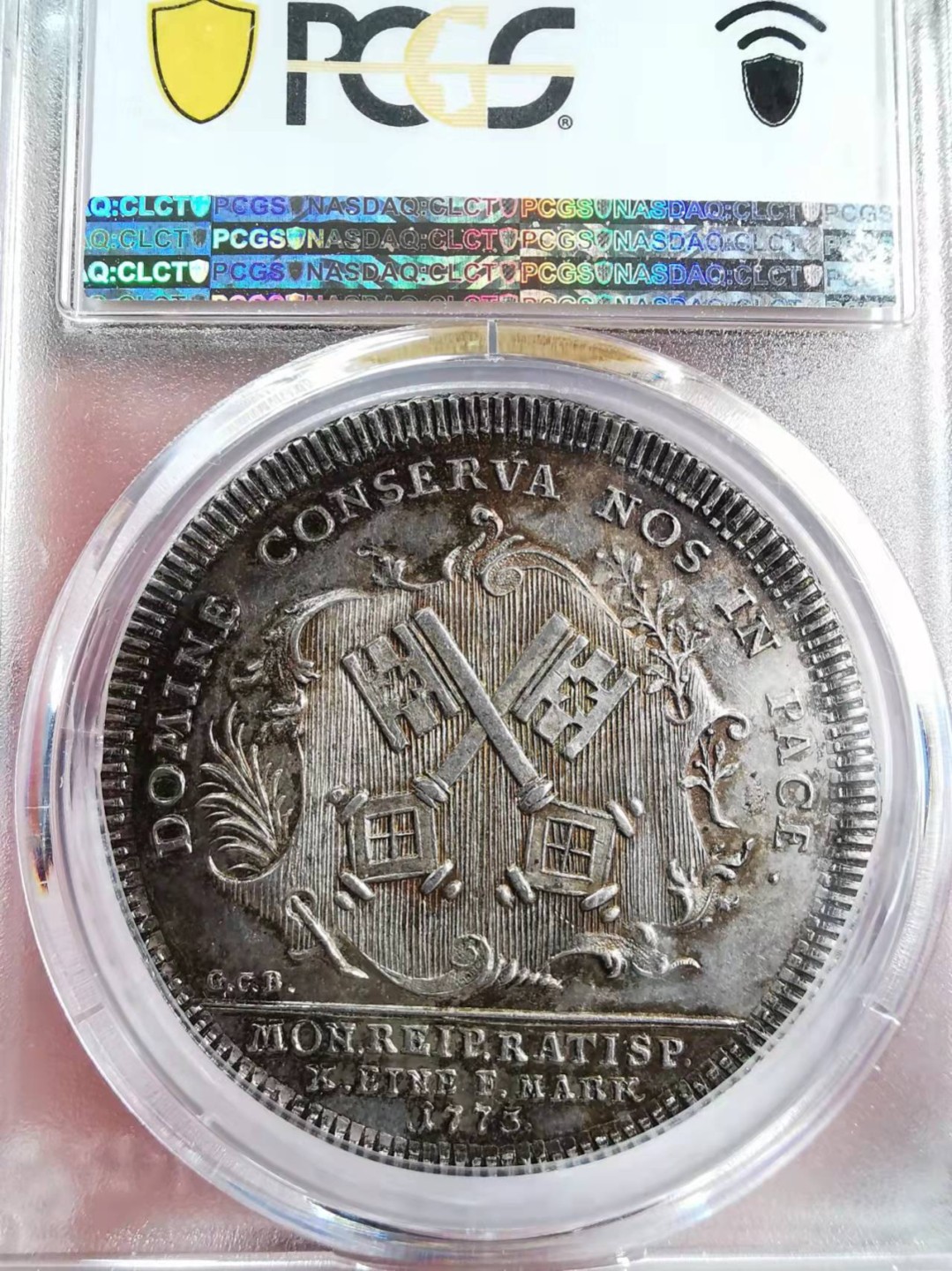 欧罗巴与亚细亚的春天奏鸣曲—凡希社世界钱币微拍第一百九十期 荐！1773雷根斯堡约瑟夫二世泰勒大银PCGS-MS62黑彩顶级品！