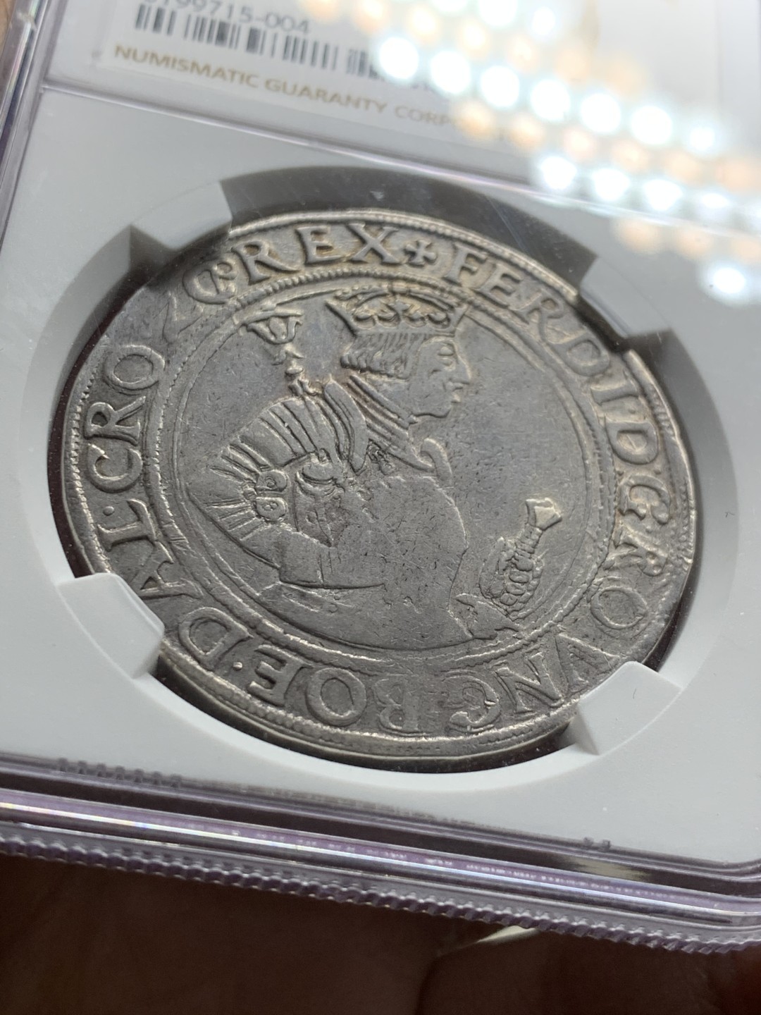 《竞宝斋》第36场-本周日 （全场顺丰包邮） NGC VF35 神圣罗马帝国 哈布斯堡   1521-1564年 斐迪南一世 泰勒大银币